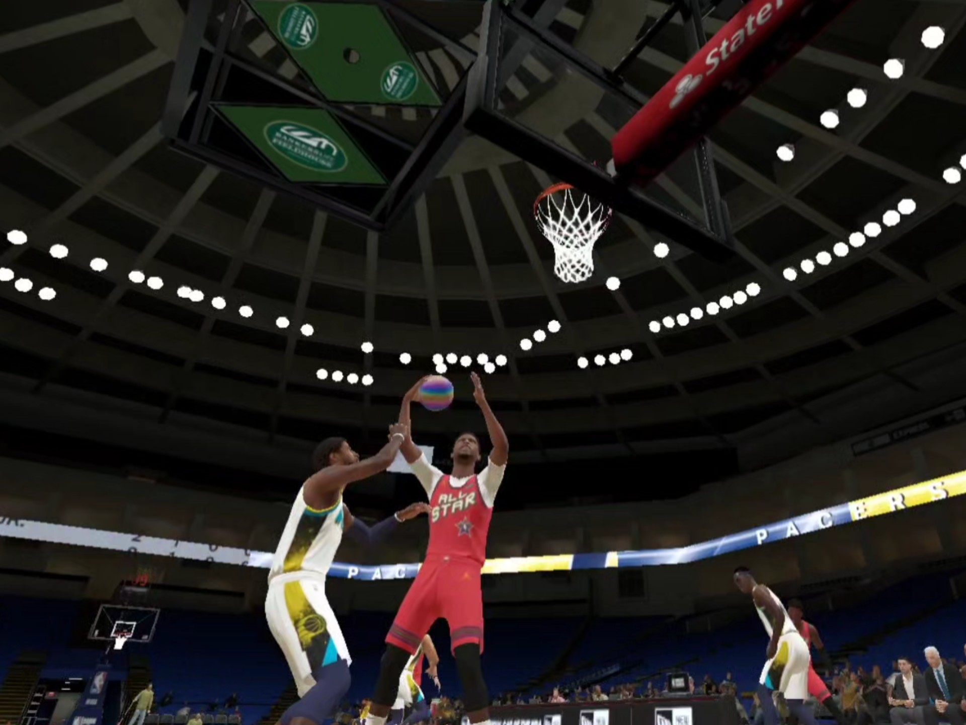 长距离投篮机会均被利用进攻打破僵局